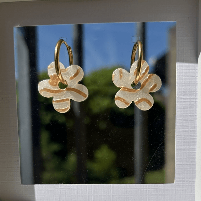 Flora translucide "keith rose gold"