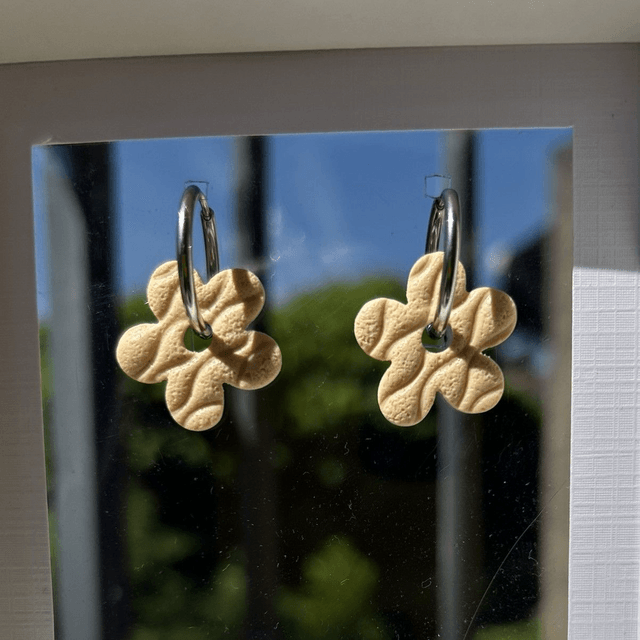 Flora texturée beige